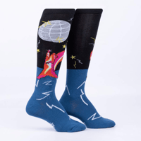 Image 1 of Disco Nut Knee High Socks