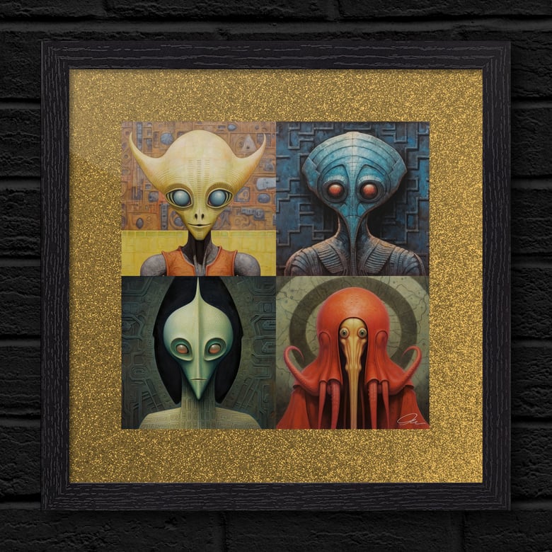 Image of Alien Faces 01