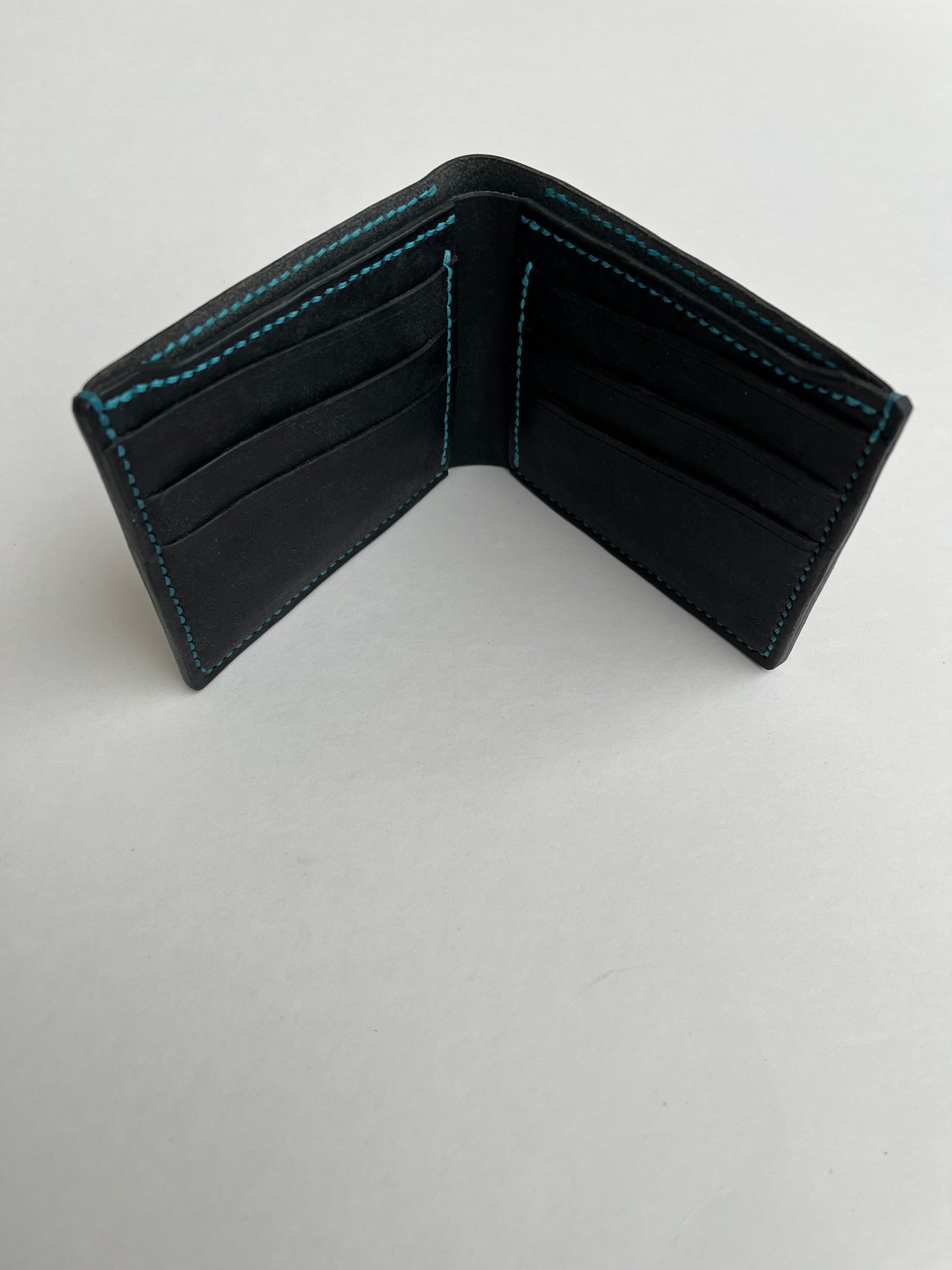 Image of Black Pueblo 9-Pocket Bifold (Aqua)