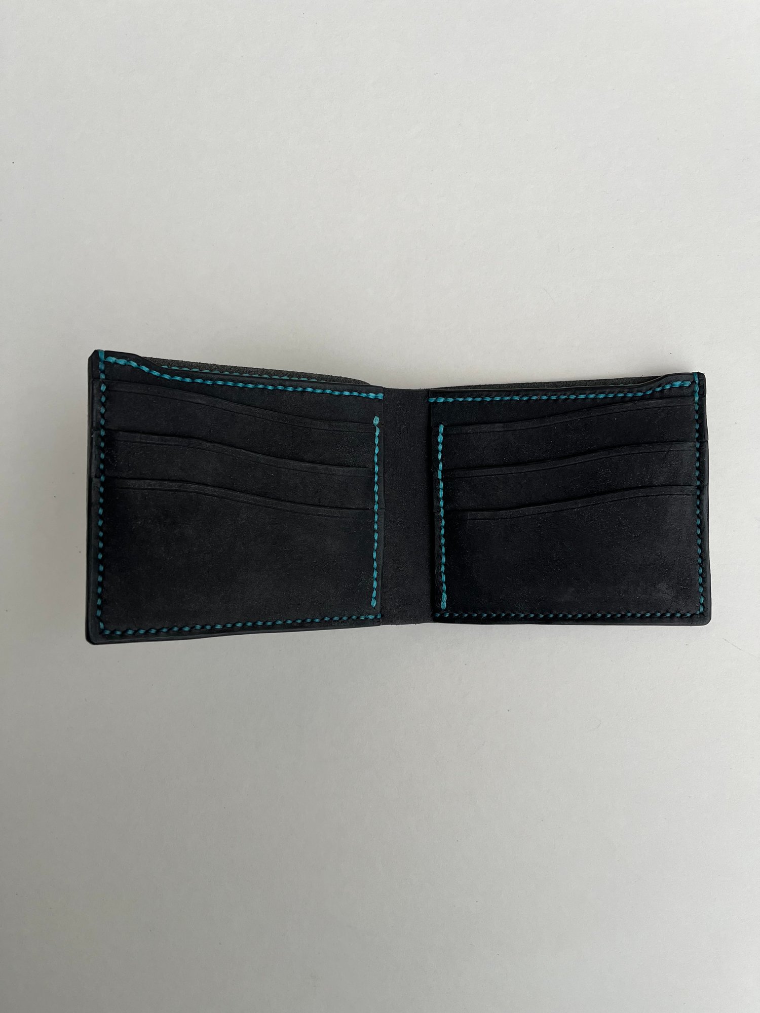 Image of Black Pueblo 9-Pocket Bifold (Aqua)