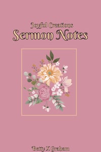 Image 2 of Sermon Notes: Journal For Church Notes