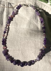 Image 2 of amethyst choker 
