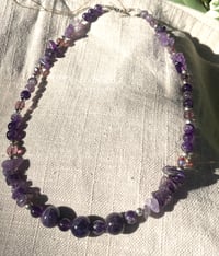 Image 3 of amethyst choker 
