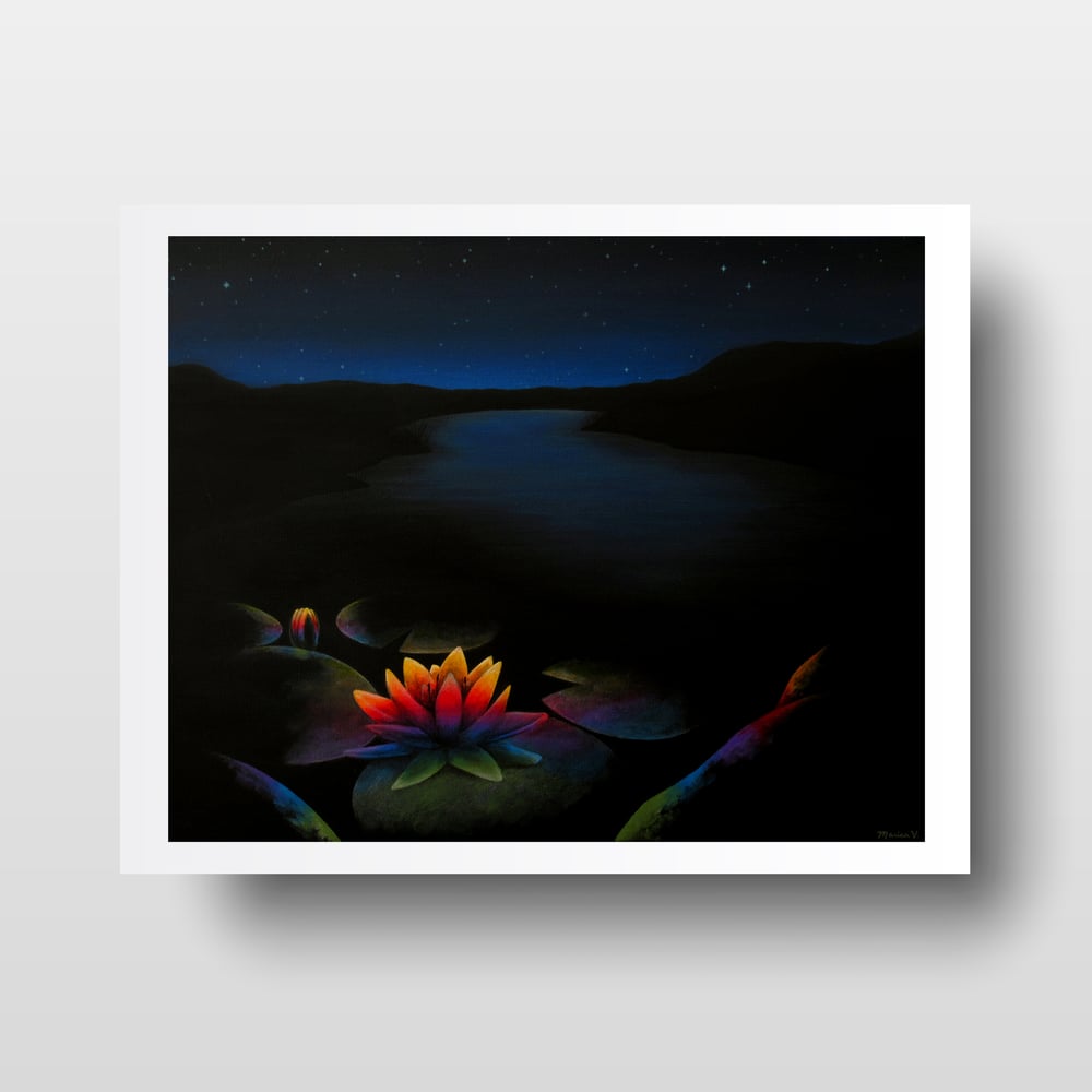 "Painted Nature: Lilies" Print