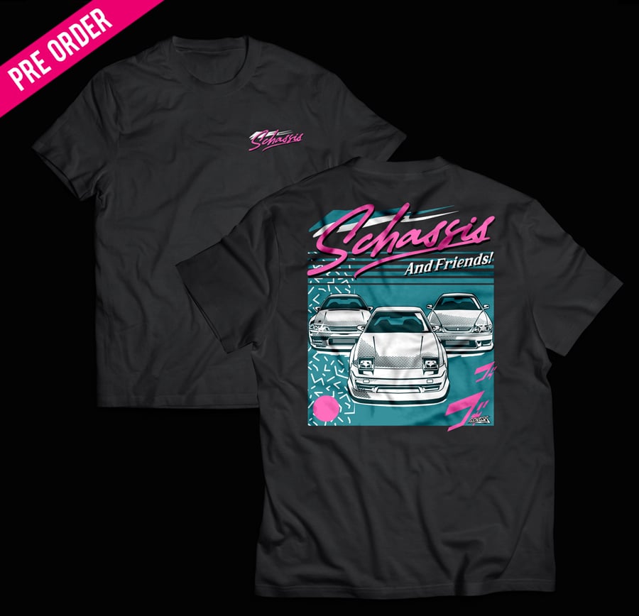 Image of S-Chassis and Friends T-Shirt (PRE-ORDER)