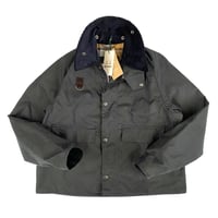 Image 1 of Barbour Spey Waxed Jacket - Navy
