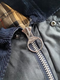 Image 4 of Barbour Spey Waxed Jacket - Navy