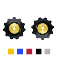 Image 1 of Ceramic Jockey Wheel Set - 11T Delrin Wheels
