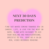 Next 30 Days Tarot Prediction / $85.00 CAD