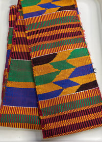 Image 1 of Multicoloured Kente Stole