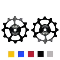 Image 1 of Ceramic Jockey Wheel Set - 12T Oversized Alloy Wheels