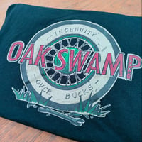 Oak Swamp Wheel T Shirt Black