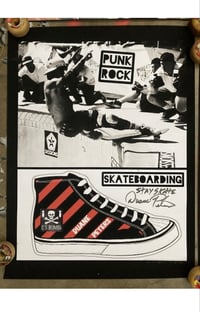 Image 1 of Punk rock skateboarding poster