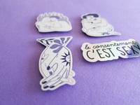 Image 5 of Lot de stickers holographiques - Amour