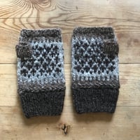 Image 2 of Fingerless Hen Mitts - Copper Maran