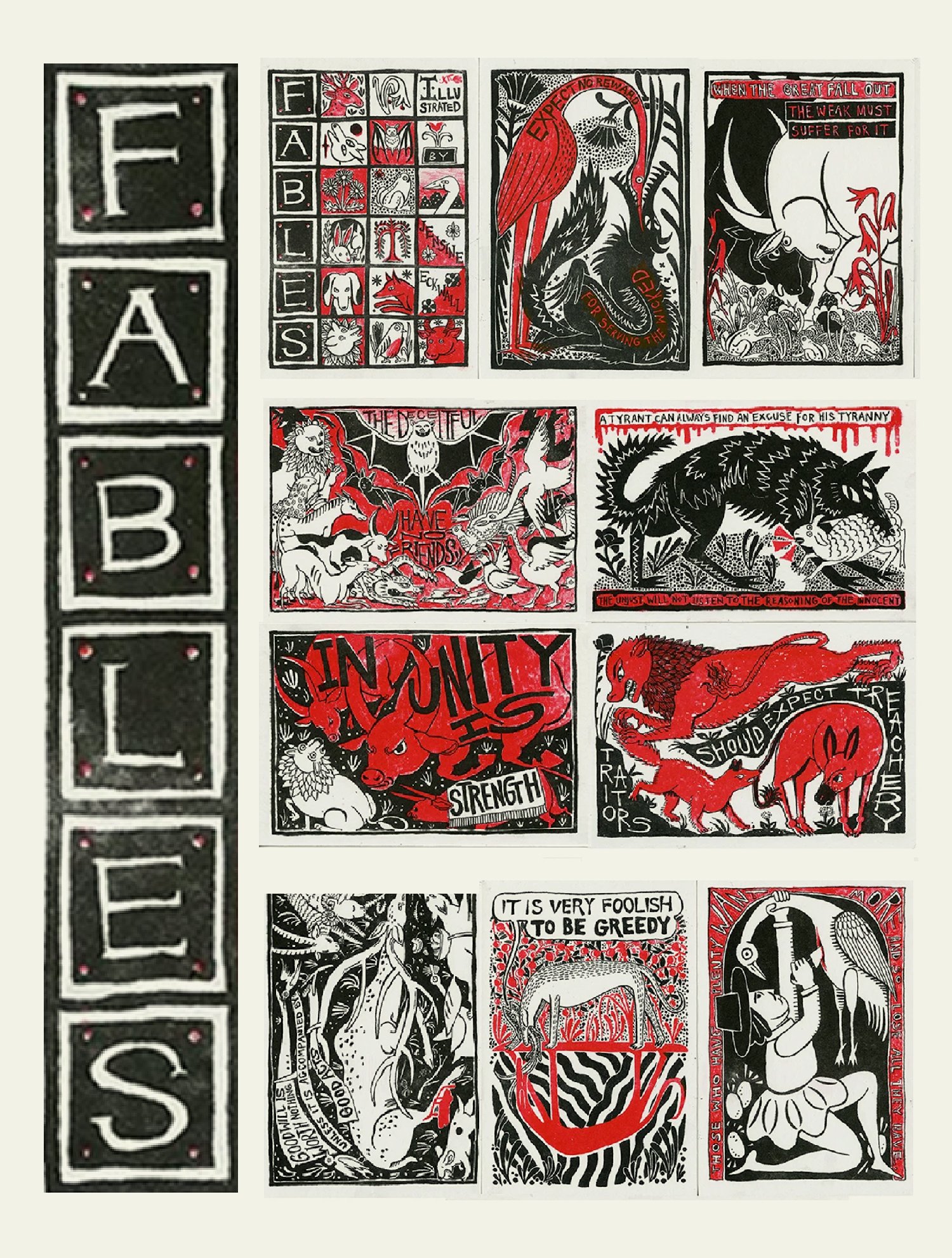 Image of FABLES Print Set