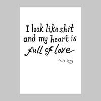 Full of Love print