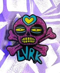 Glitter Skull Heart