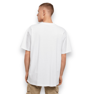 Image of WHITE RED BOX HEAVY OVERSIZED TEE