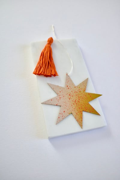 Image of Star decoration, Orange