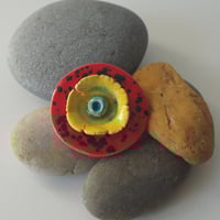 Image 2 of Round Brooch #58