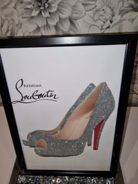 Image 2 of LOUBOUTIN GLOSSY SHOE PRINT 