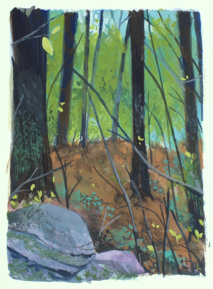 Image of Painting: Early Spring Forest