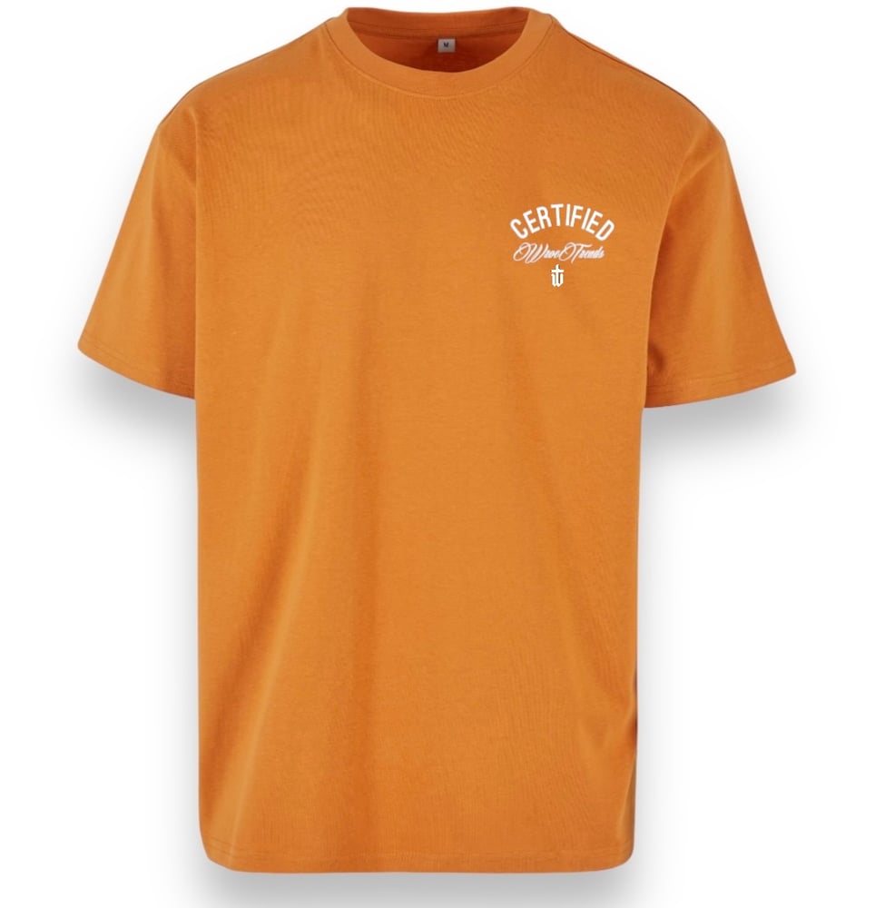 Image of ORANGE CERTIFIED HEAVY OVERSIZED TEE