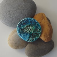 Image 1 of Reef Round Brooch #22