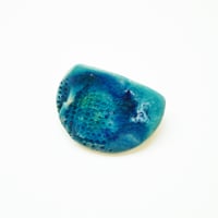 Image 1 of Reef Halfmoon ceramic brooch #20