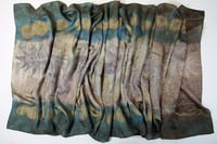 Image 3 of Smoke on the water - ecoprint and botanical dyed silk scarf