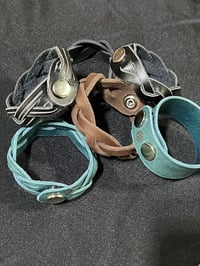 Image 1 of Lucky Leather wristband 