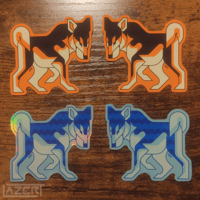 Image 3 of Angular Shiba Inu  - Stickers