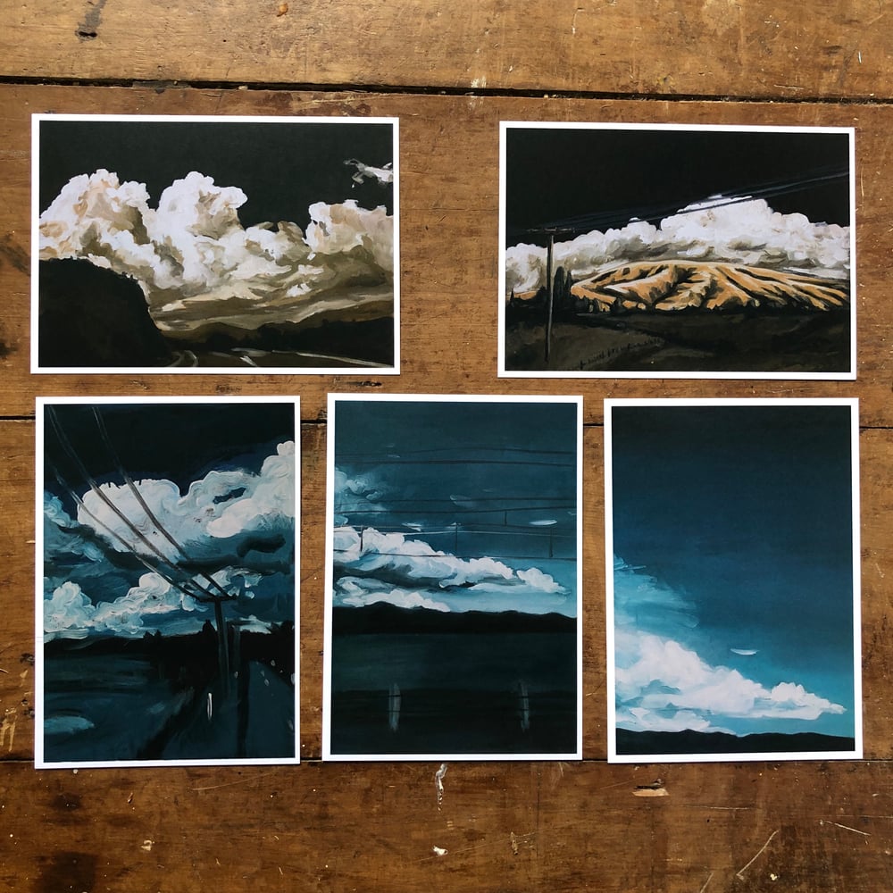Image of Clouds 5 Postcard Pack