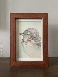 Image 2 of Original Art: Warbler in a Headscarf