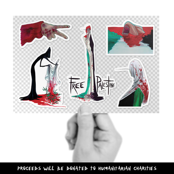 Image of FREE PALESTINE - Sticker Sheet