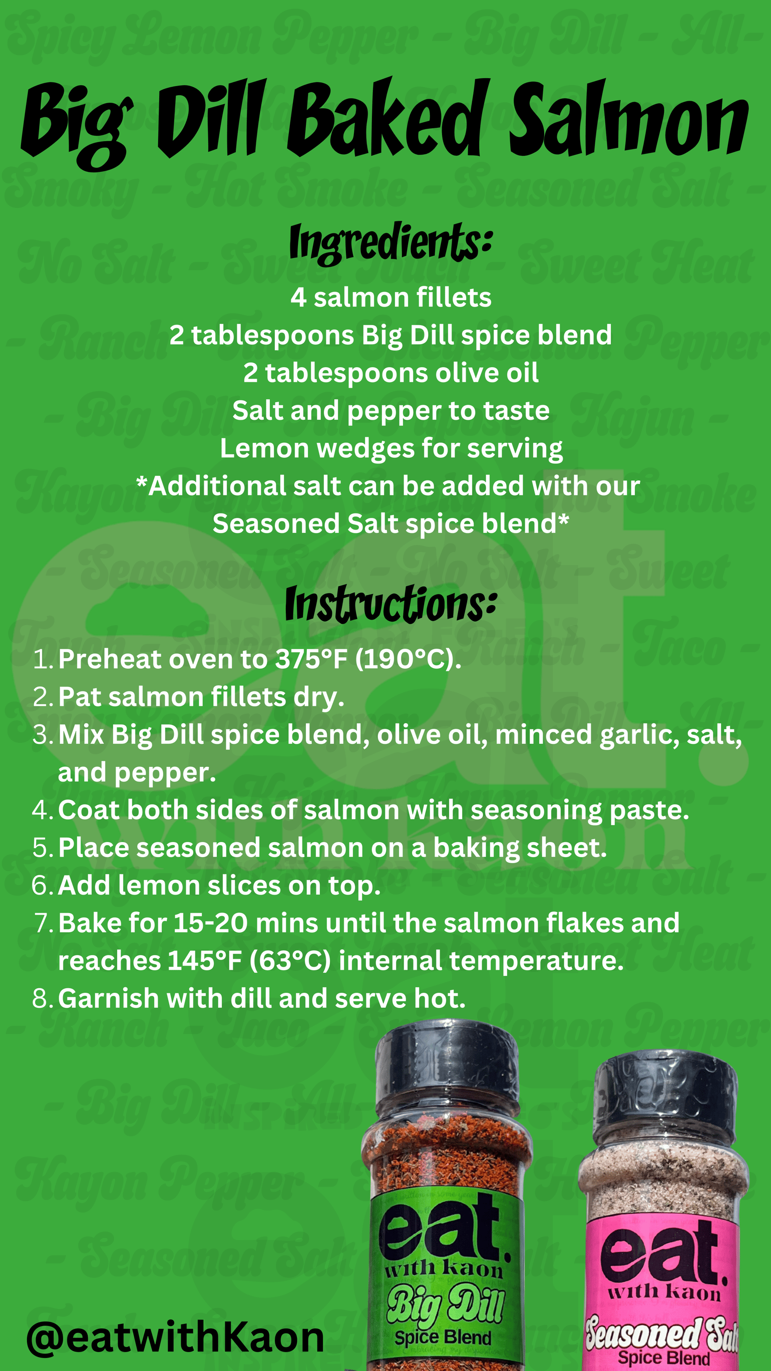 Image of Big Dill Salmon Recipe (*Read Description)