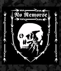 Revenge / No Remorse Skull Flag / Black
