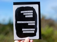 Image 1 of 'Cloak of Normalcy' - Quirky Greeting Card - Uncle Crocky's Origin Story on Back