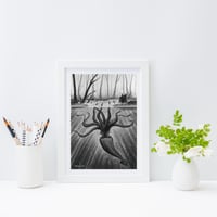 Image 2 of "Bewitched Bog" Postcard Print