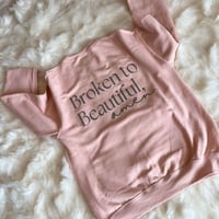 Image 2 of Broken to Beautiful, AMEN - Frosty Pink