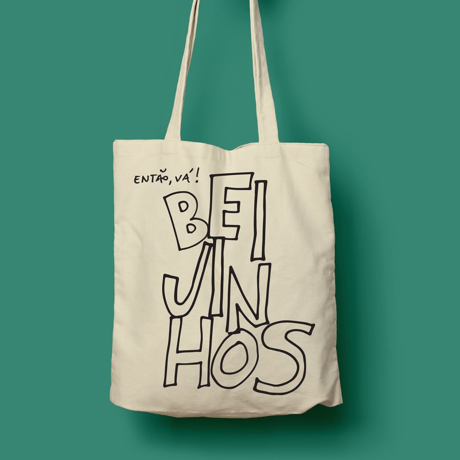 Image of TOTE BAG BEIJINHOS, Hugo van der Ding