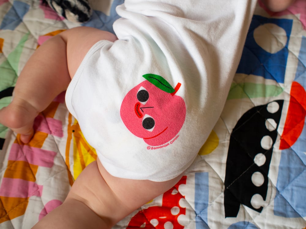 Image of Fruity Peach Bum Rompers