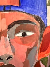 Image 4 of Face Study 📚 (Blue SnapBack)