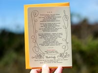 Image 2 of Uncle Crocky's 'Hello!' Greeting Card - Story on back