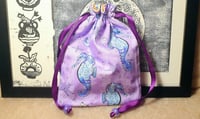 Image 1 of "Seahorse" Handmade Tarot Bag