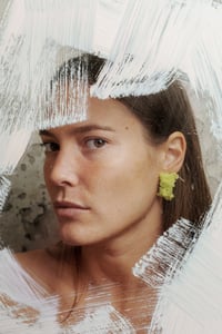 Image 1 of Sugar Yellow Green Earrings