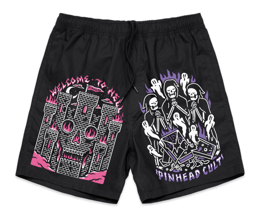 Pinhead Cult / Welcome To Hell Beach Shorts
