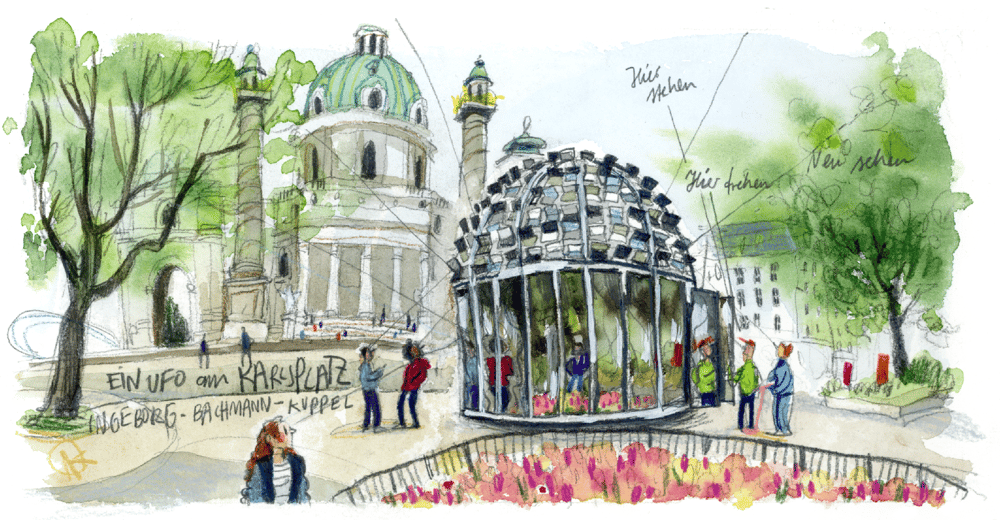 Image of Karlsplatz / Ingeborg-Bachmann-Kuppel // Wien