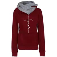 Image 1 of Faith Cowl Neck Sweater 2 Colors 